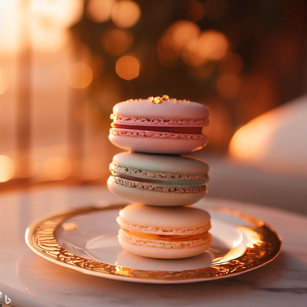 macarons on a plate