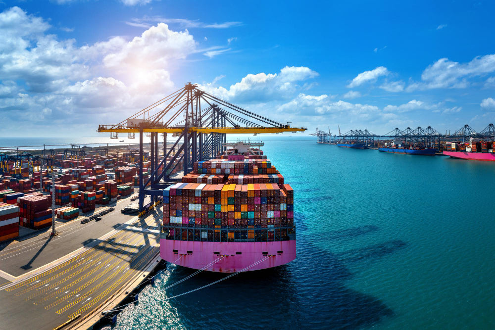 view of a logistics port