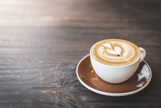 coffee on a wooden table