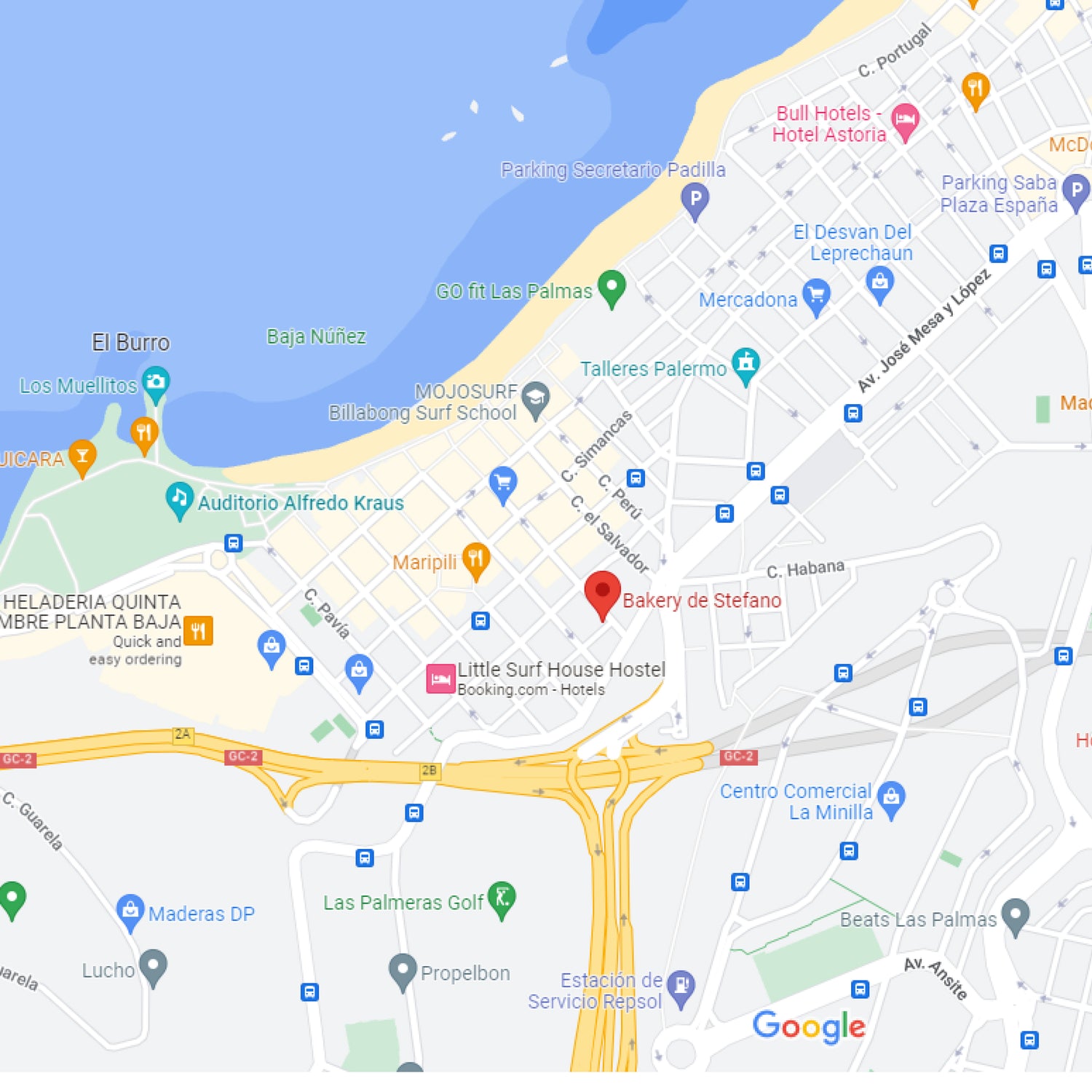 bakery de stefano location google maps